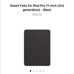 APPLE iPad Pro 11inch smart folio case ( Black )